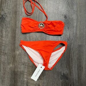 Michael Kors Vibrant Red Bikini Set
